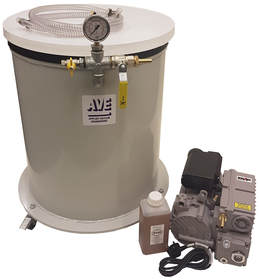 DP118K25 
118 litre degassing chamber with a DVP LC.25 vacuum pump