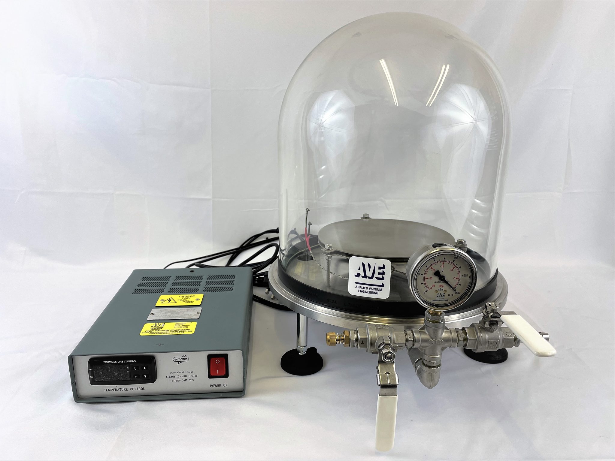 Bell Jar System with Heat plate and Controller VacuumDegassing